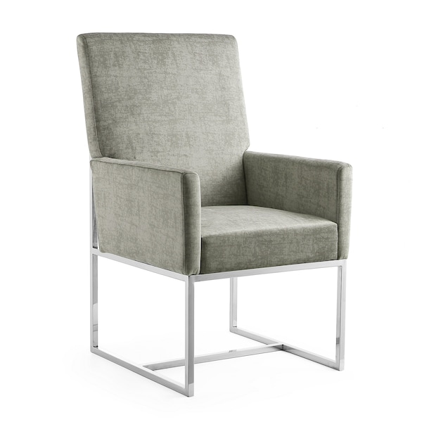 Manhattan Comfort Element Dining Armchair in Steel DC029-ST - main